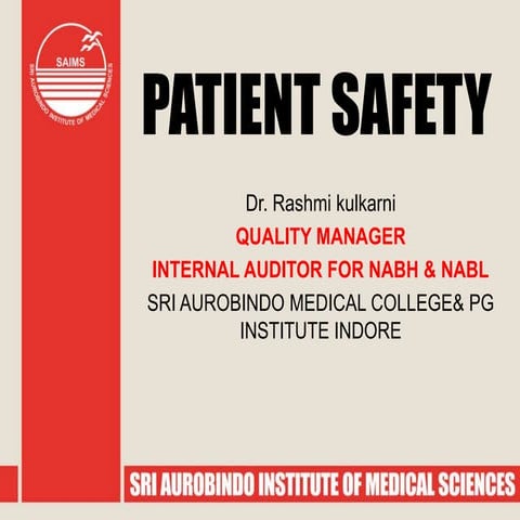Patient safety