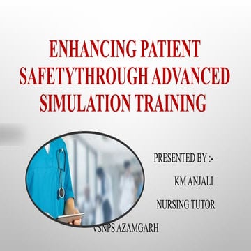 USE OF SIMULATION IN NURSING.pptx By Azkar Hussain | PPTX
