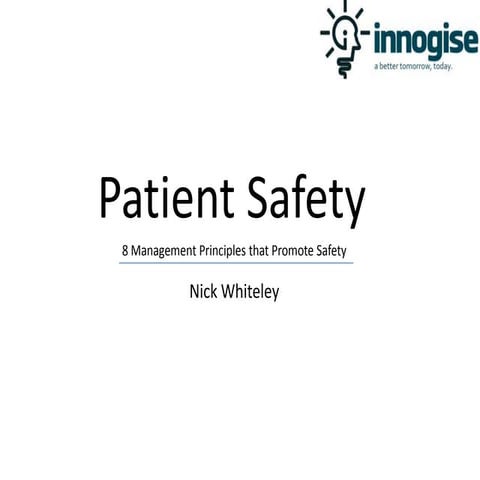 8 Management tools that improve Patient safety
