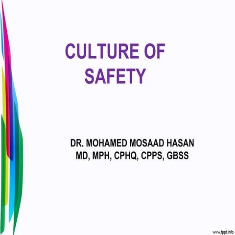Patient safety culture | PPTX