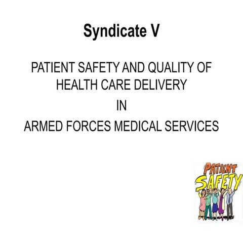patient safety final PPT on patient safety