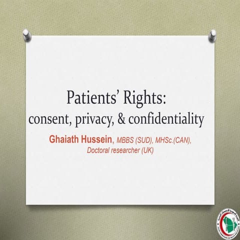Patients’ rights (kfmc, 18 9-2017)