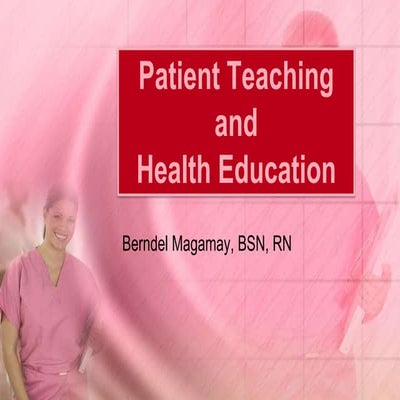 Patient teaching