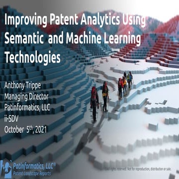 AI-SDV 2021 - Tony Trippe - The Current State of Machine Learning for Patent ...