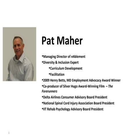 Pat maherphotobio1210 | PPT