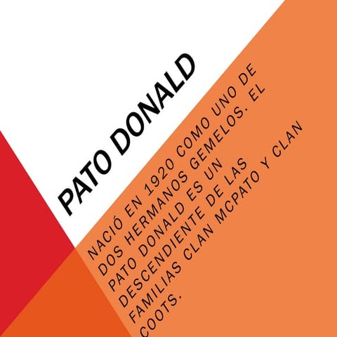 Pato donald. horacio german garcia