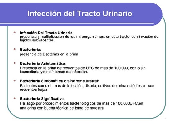 Infecciones Del Tracto Urinario Ppt