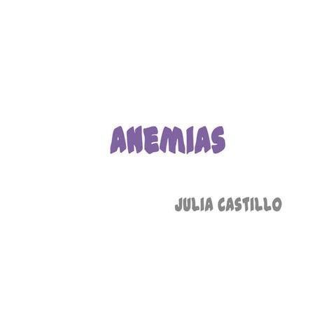Anemias
