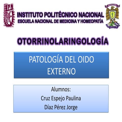 Patologías del oído externo