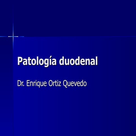 Patología duodenal