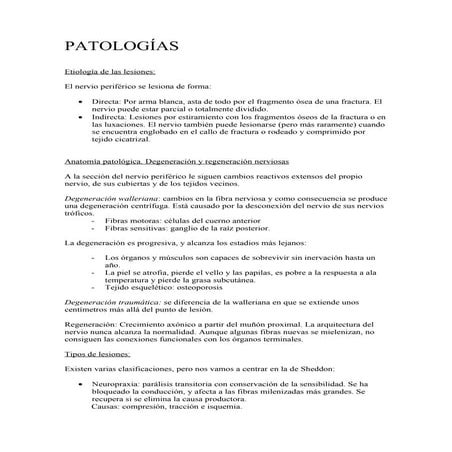 Patologías