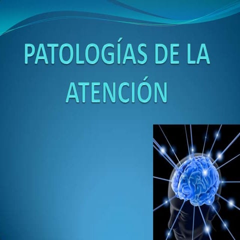 Patologías de la atención 