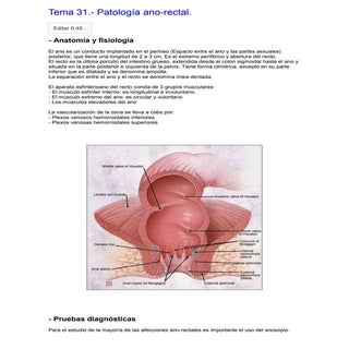 Patologia ano rectal f
