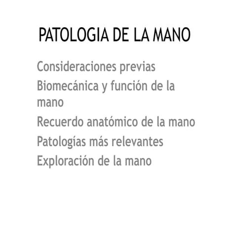 Patologia de la mano 3