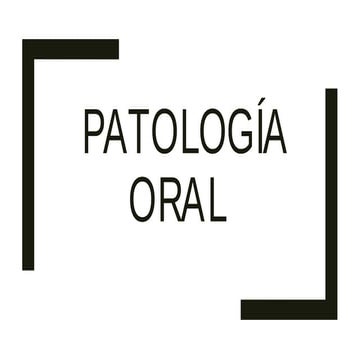 estudia y aprende fácil patologías oral.