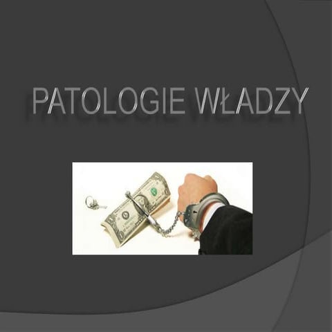 Patologie wladzy