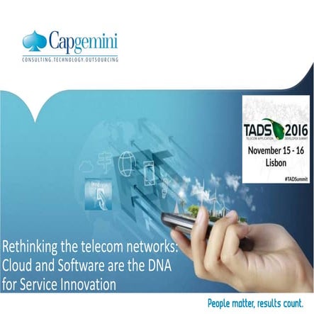 Rethinking the telecom networks, Patrice Crutel, Cap Gemini