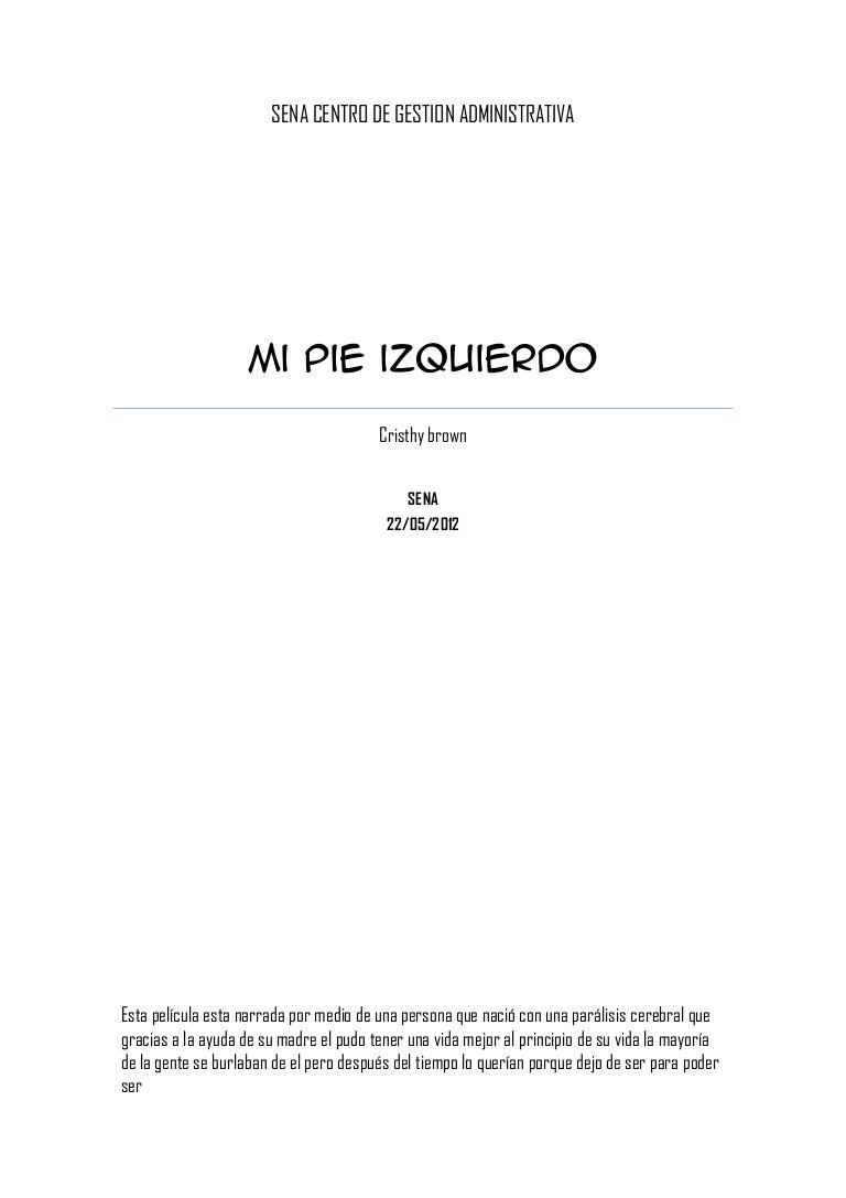 Mi Pie Izquierdo