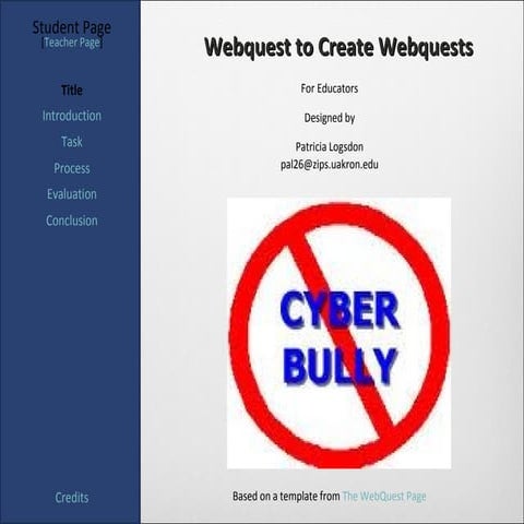 Patricia logsdon webquest