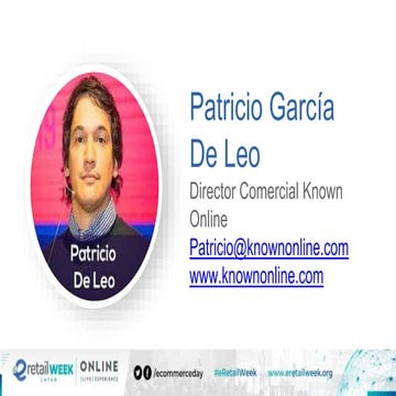 Patricio García de Leo - eRetail Week Online [Live] Experience - eShopping