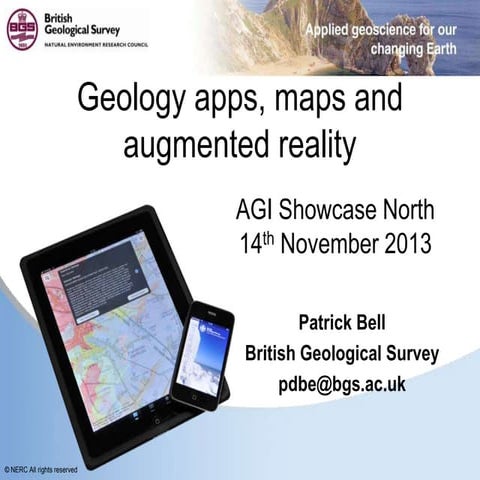 Geology, Apps, Maps & Augmented Reality  (Patrick Bell, BGS)