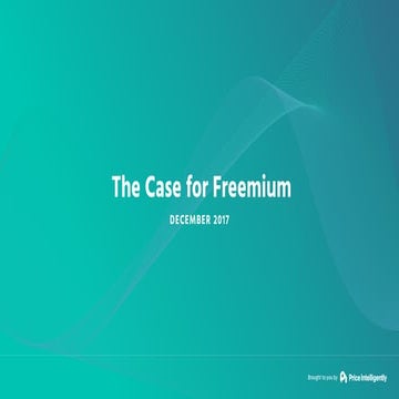 Patrick Campbell - The Case for Freemium