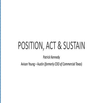 From Kindling to Wilfire: Position, Act and Sustain Business Growth with Patr...