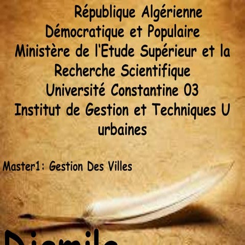 Patrimoine "Djemila"