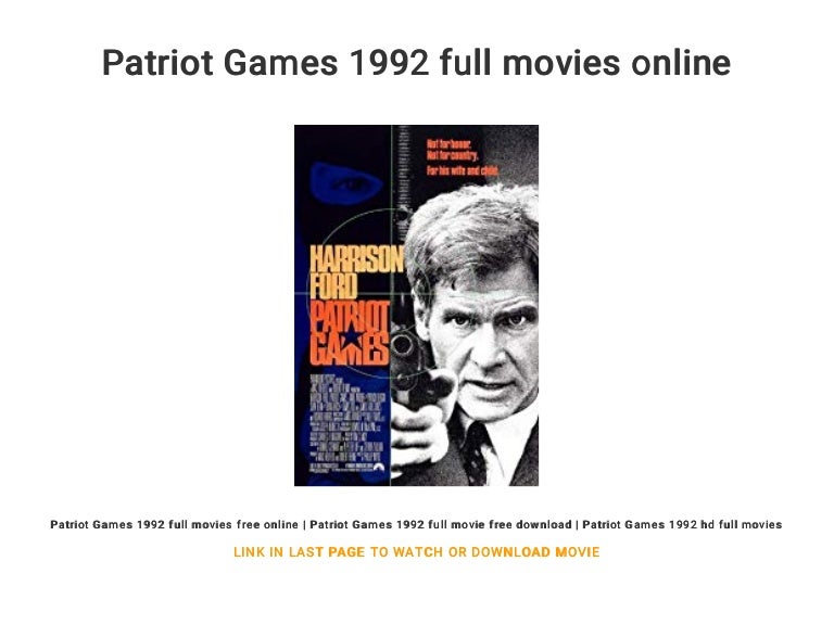 1992 Patriot Games