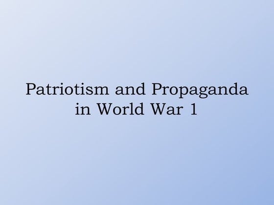 Propaganda posters 2 | PPTX