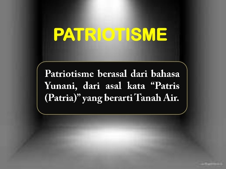 Membiasakan Perilaku Patriotik Ppt Download