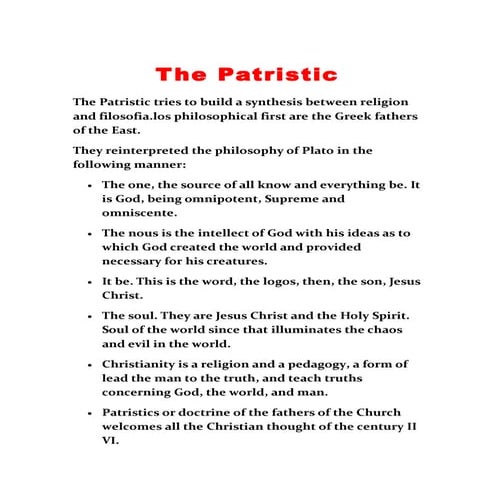 Introduzione alla patristica | RTF