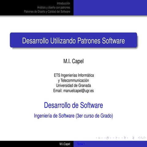 Patrones diseño de software