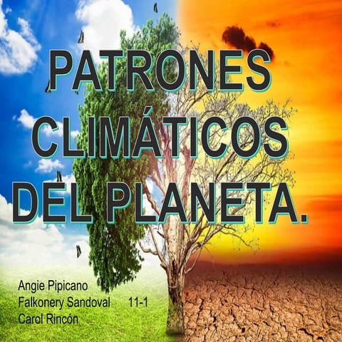 Patrones climáticos del planeta - Carol Rincón | PPT