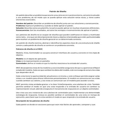 Patrones de diseño