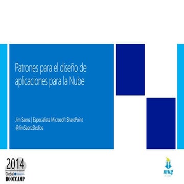 Patrones para el diseño de aplicaciones en la Nube