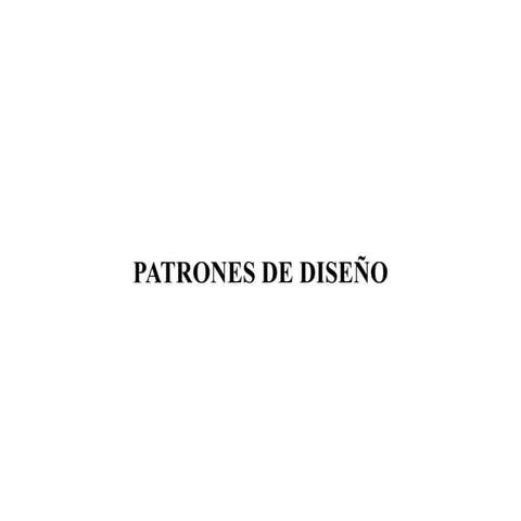 patronesdiseño2009.ppt