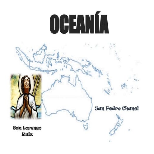 Imágenes de los 5 continentes, patronos de cada continente