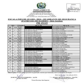 Patrulha do bairro julho   2014 pb ...
