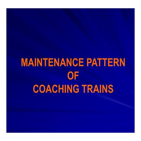 maintenance patterns of different coacing rakes