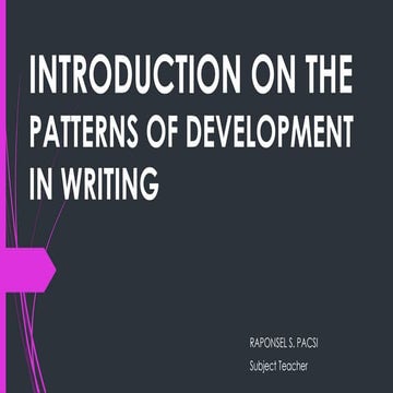 Lesson on organization writing pattern.pptx