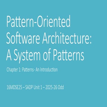 Pattern-Oriented Software Architecture - final.pptx