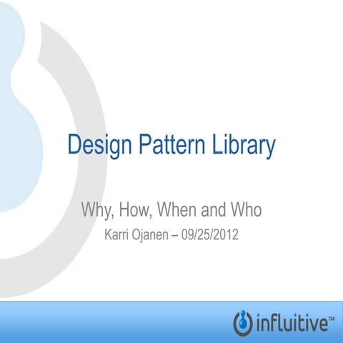 Design Pattern Library - Why, How, When, and Who? | PPT | Graphics ...