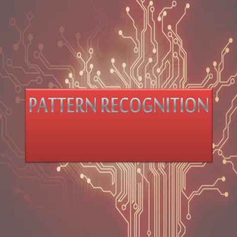 Pattern recognition | PPT