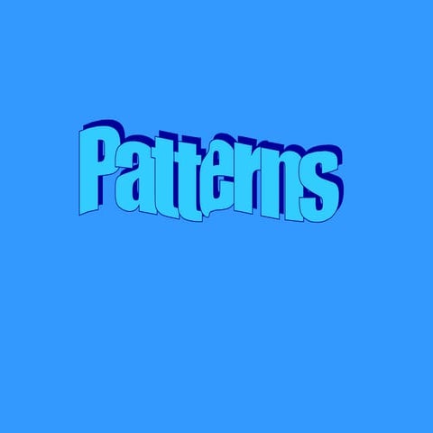Patterns | PPT