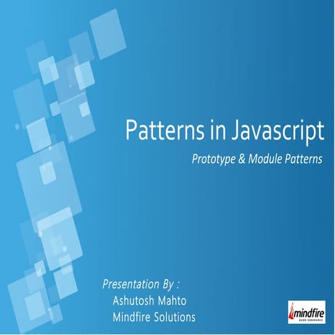 Patterns In-Javascript | PPT