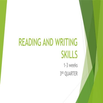 patterns of text development: narration, description, definition, classificat...