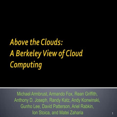 Cloud Computing