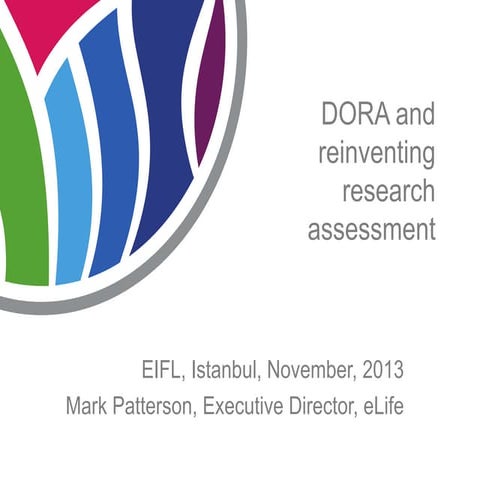 DORA and the reinvention of research assessment