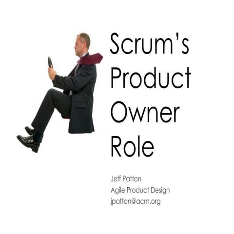 Patton product owner_role